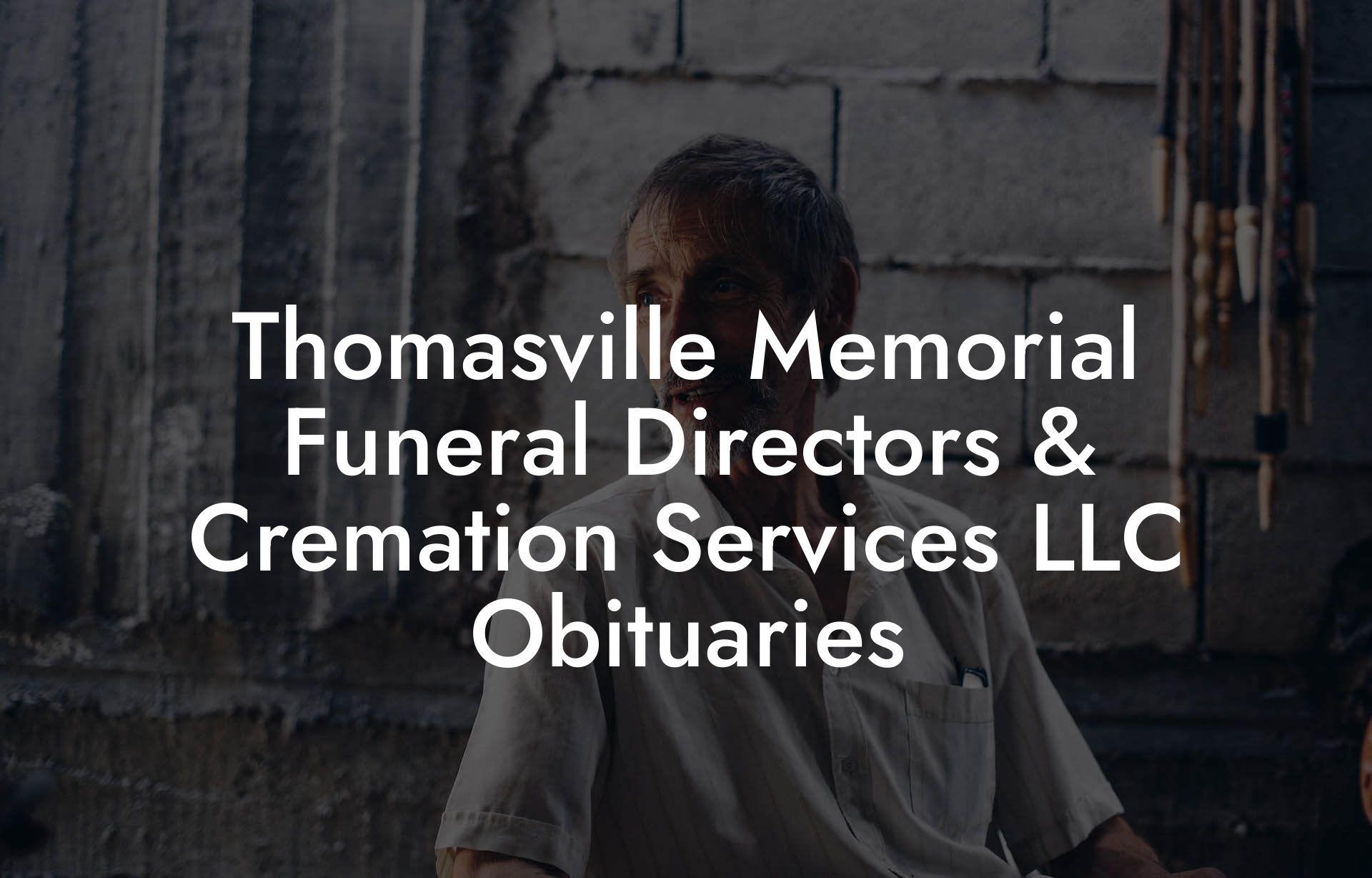 Thomasville Memorial Funeral Directors & Cremation Services LLC Obituaries