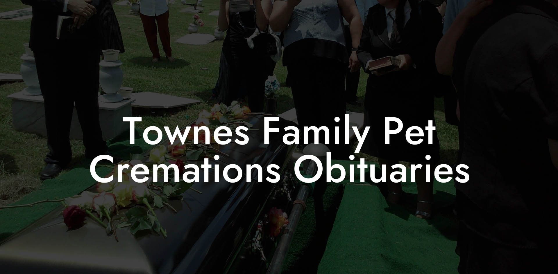 Townes Family Pet Cremations Obituaries