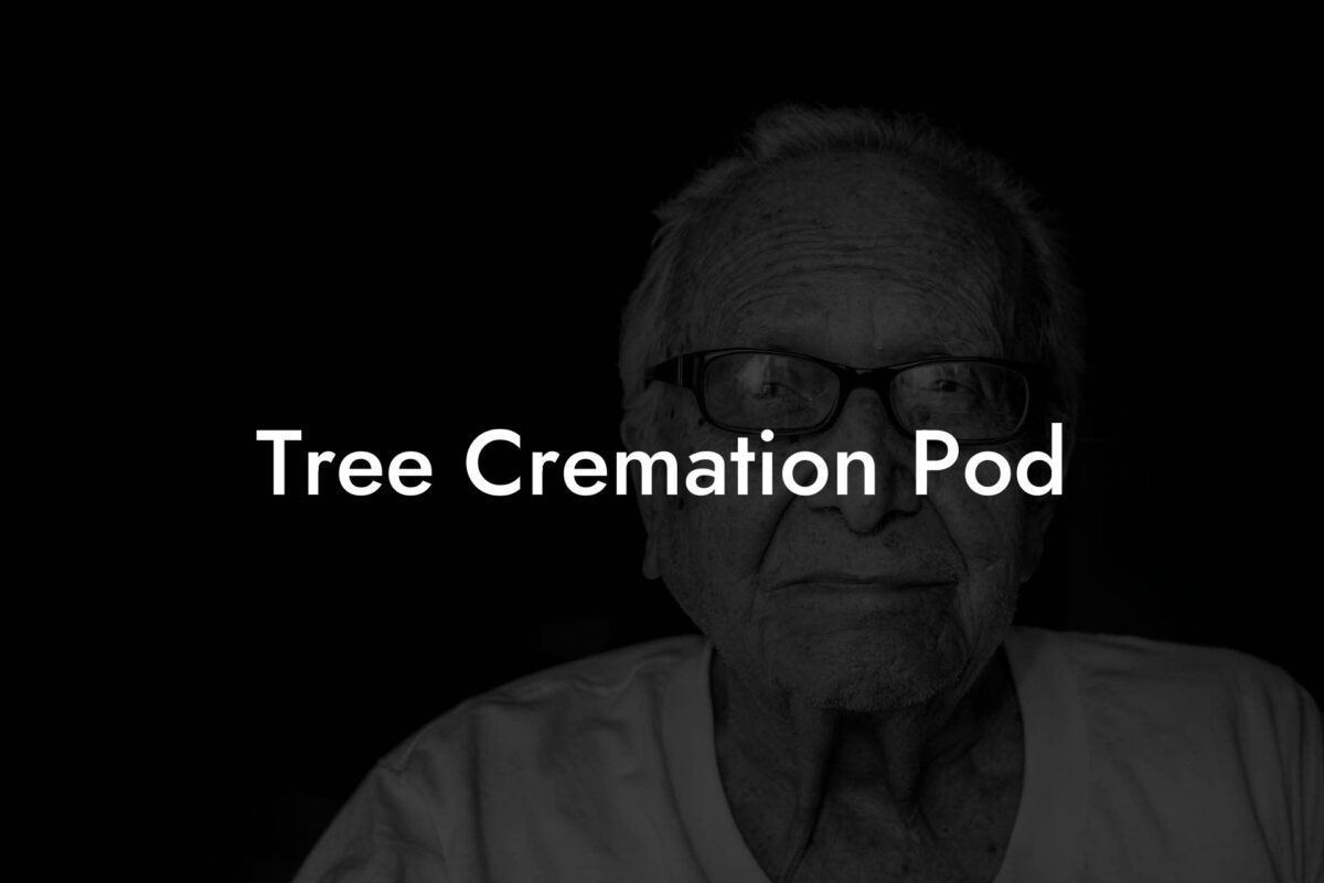 Tree Cremation Pod