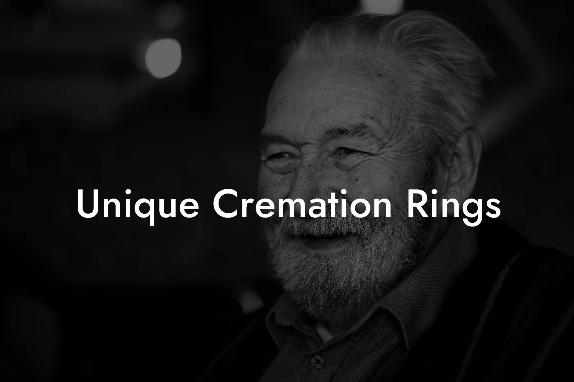 Unique Cremation Rings