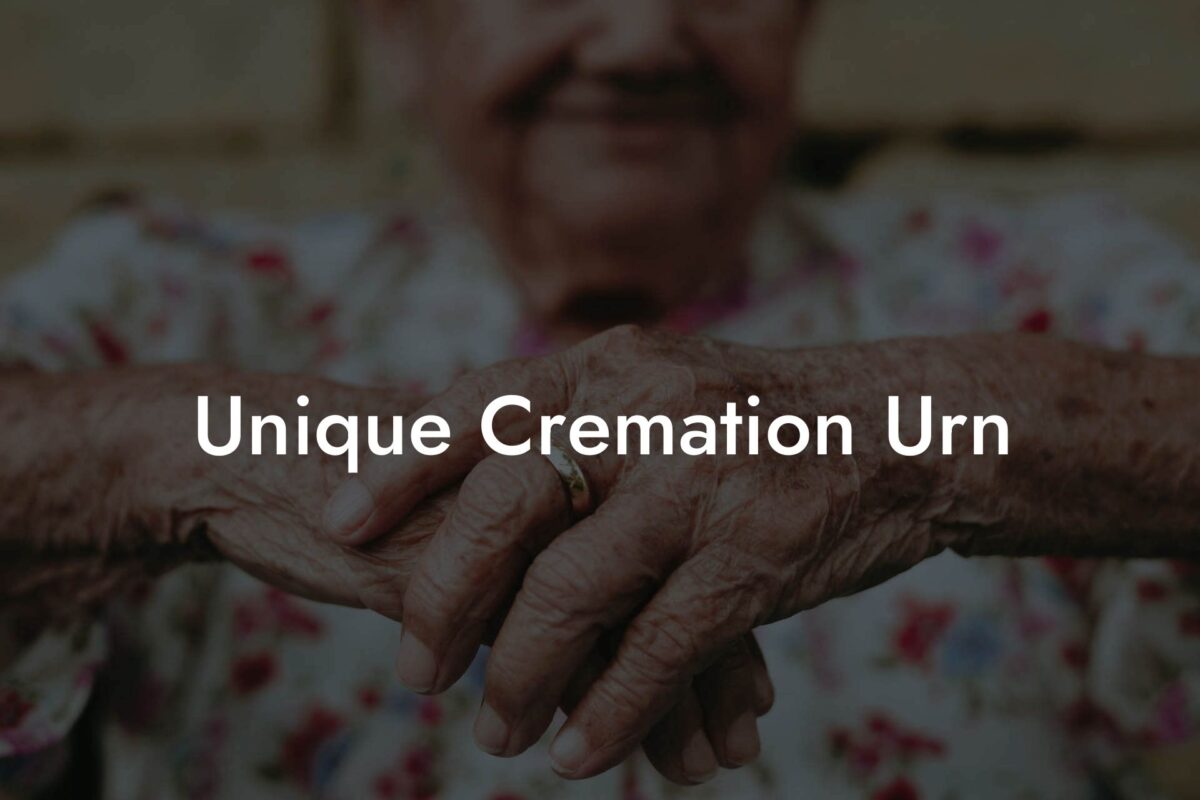 Unique Cremation Urn