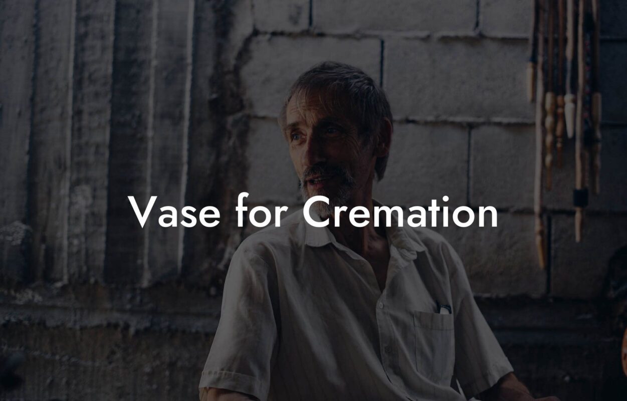 Vase for Cremation