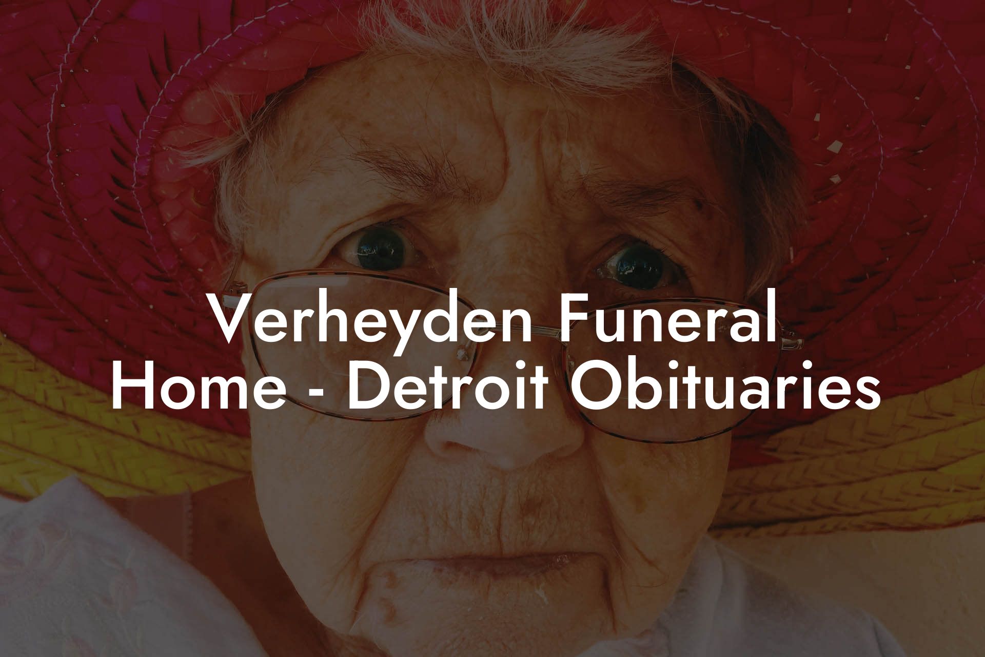 Verheyden Funeral Home - Detroit Obituaries