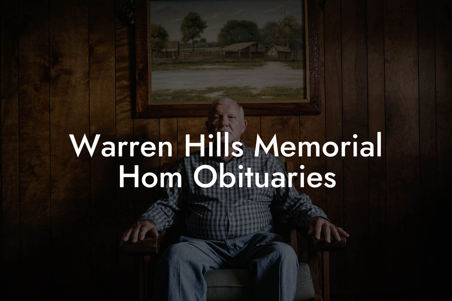 Warren Hills Memorial Hom Obituaries
