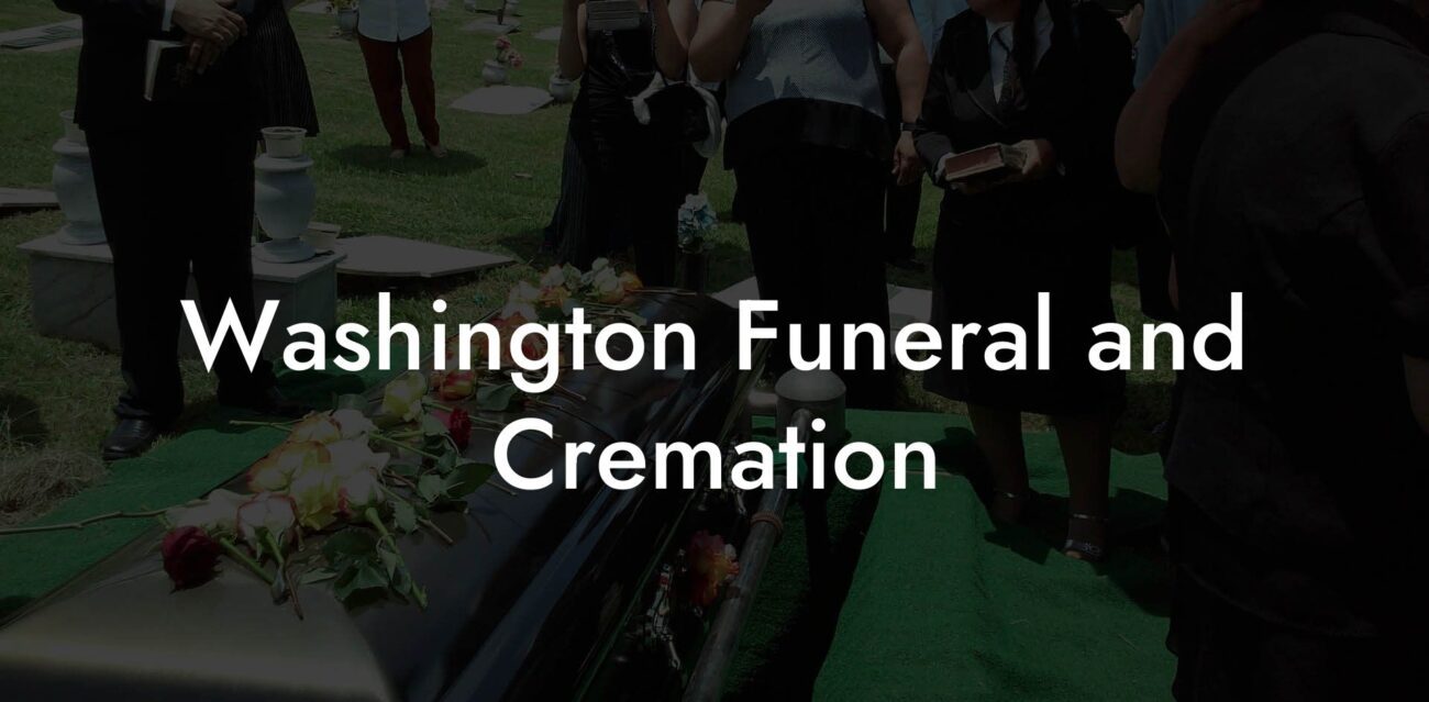 Washington Funeral and Cremation