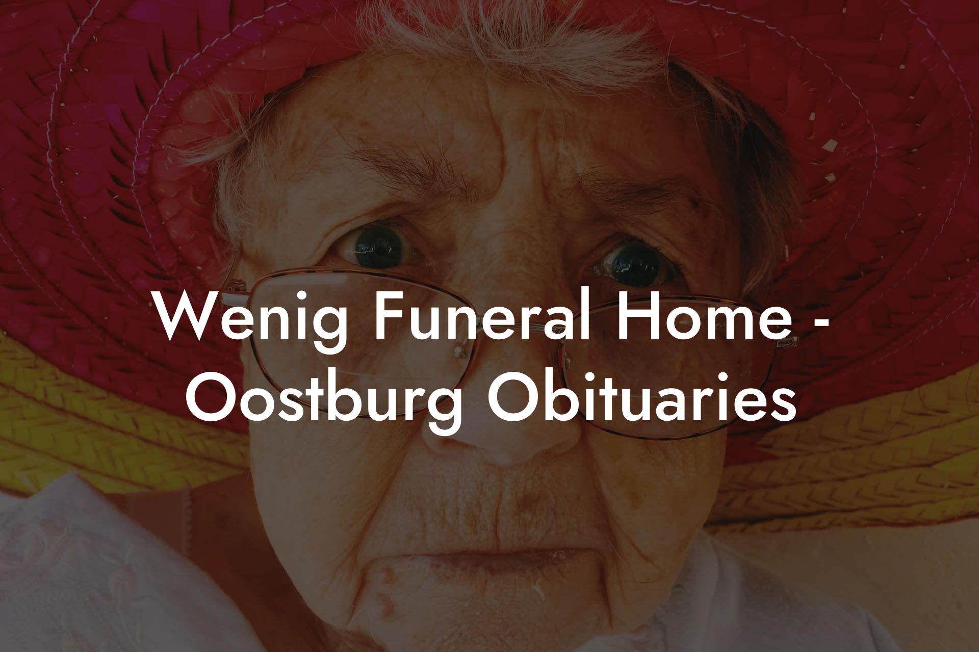 Wenig Funeral Home - Oostburg Obituaries