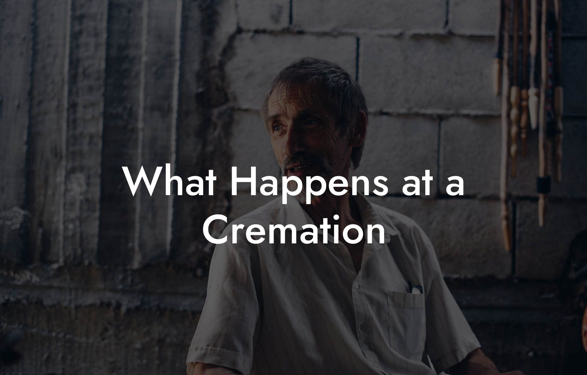 What Happens at a Cremation