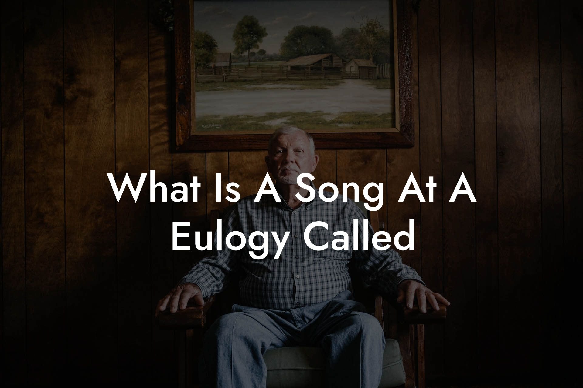 What Is A Song At A Eulogy Called
