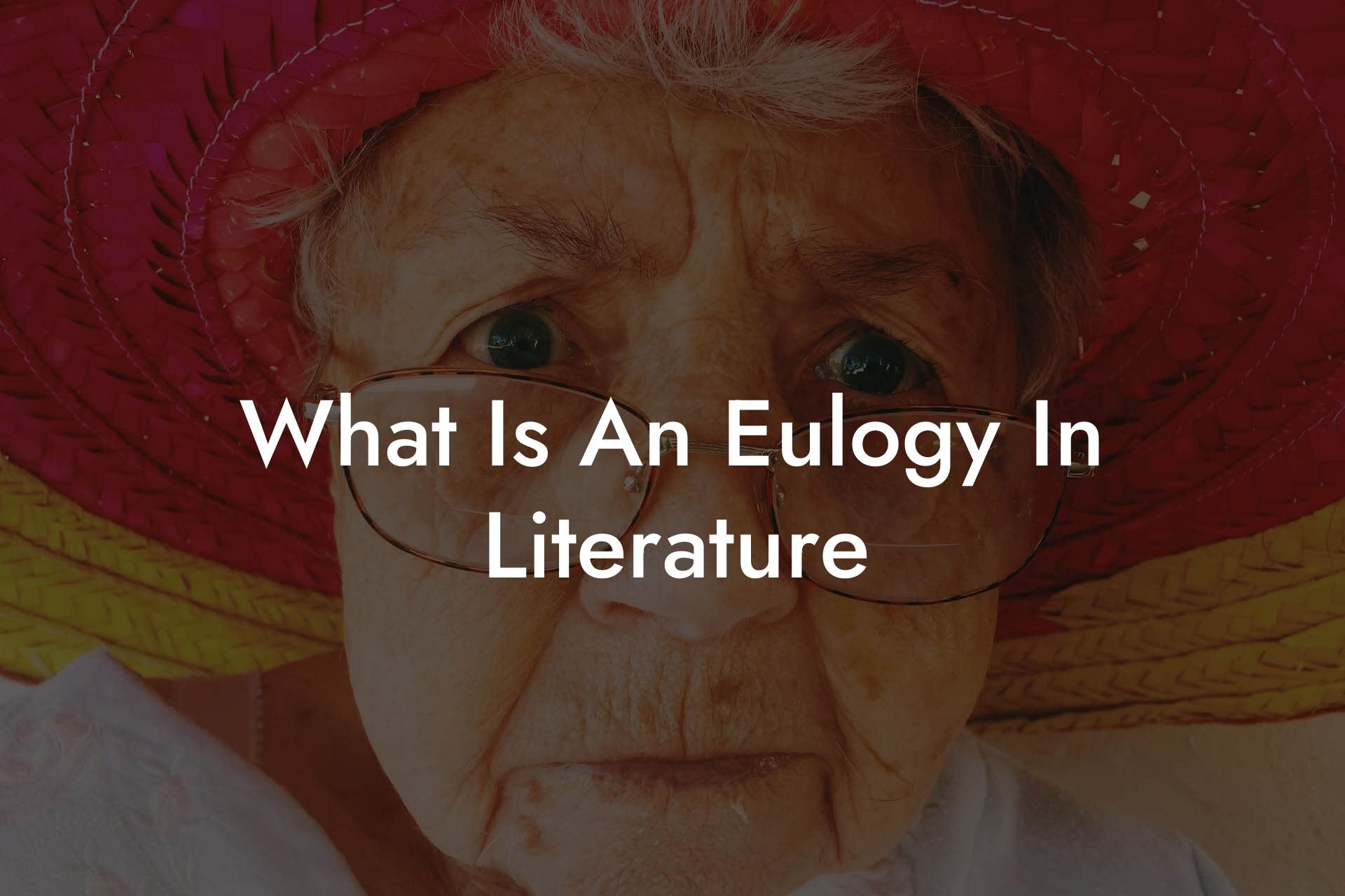 What Is An Eulogy In Literature