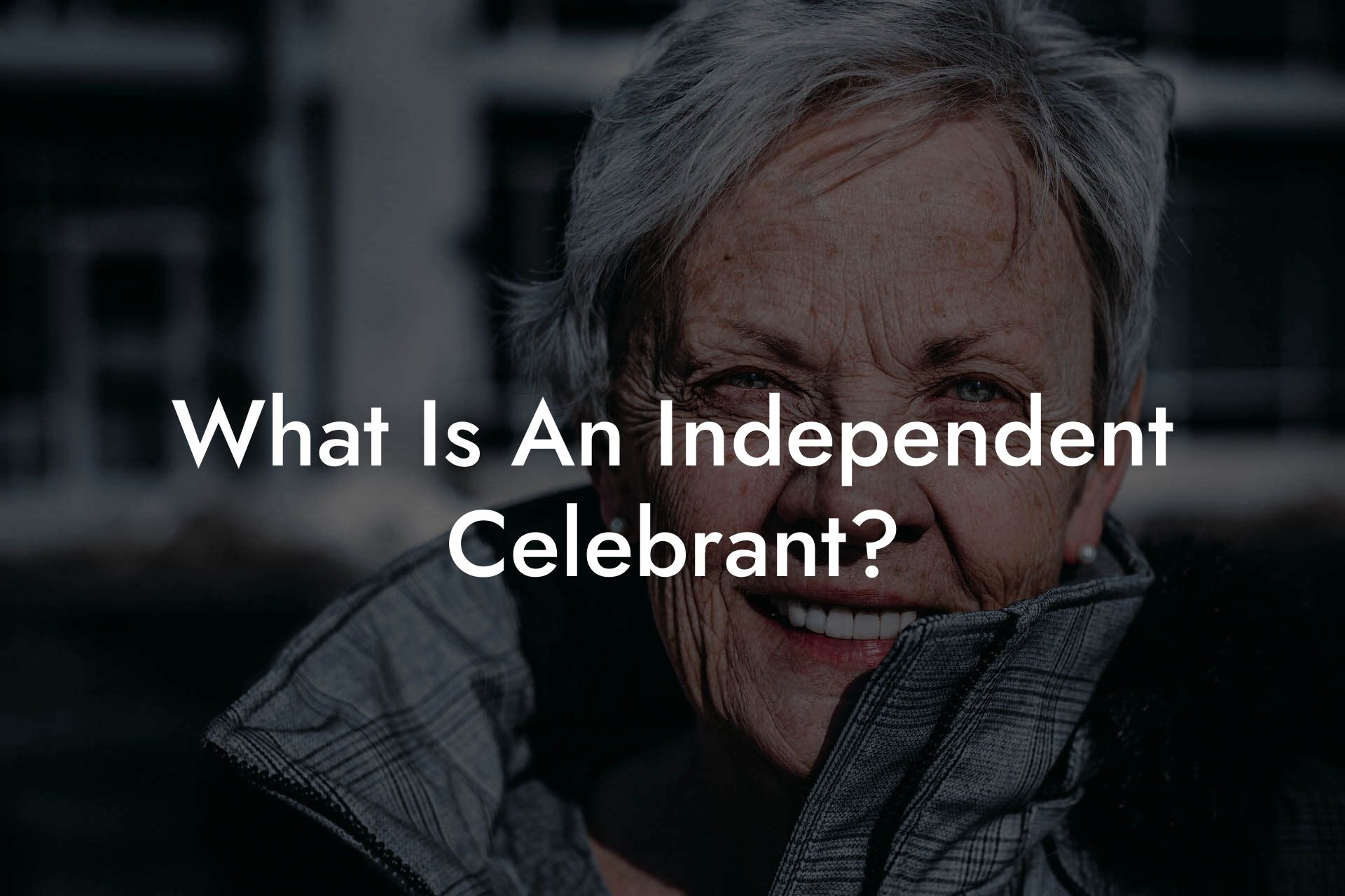 What Is An Independent Celebrant?