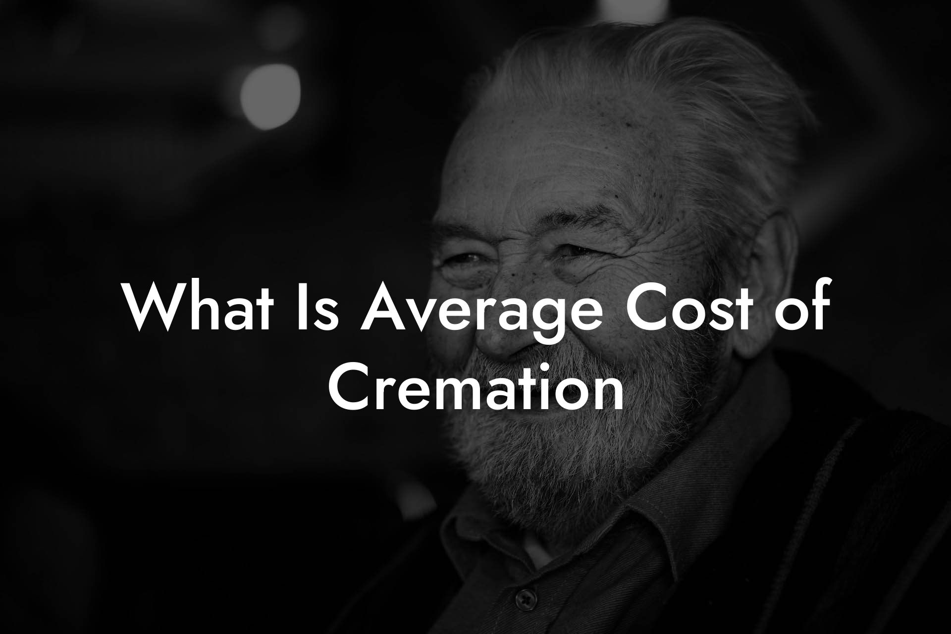 What Is Average Cost of Cremation