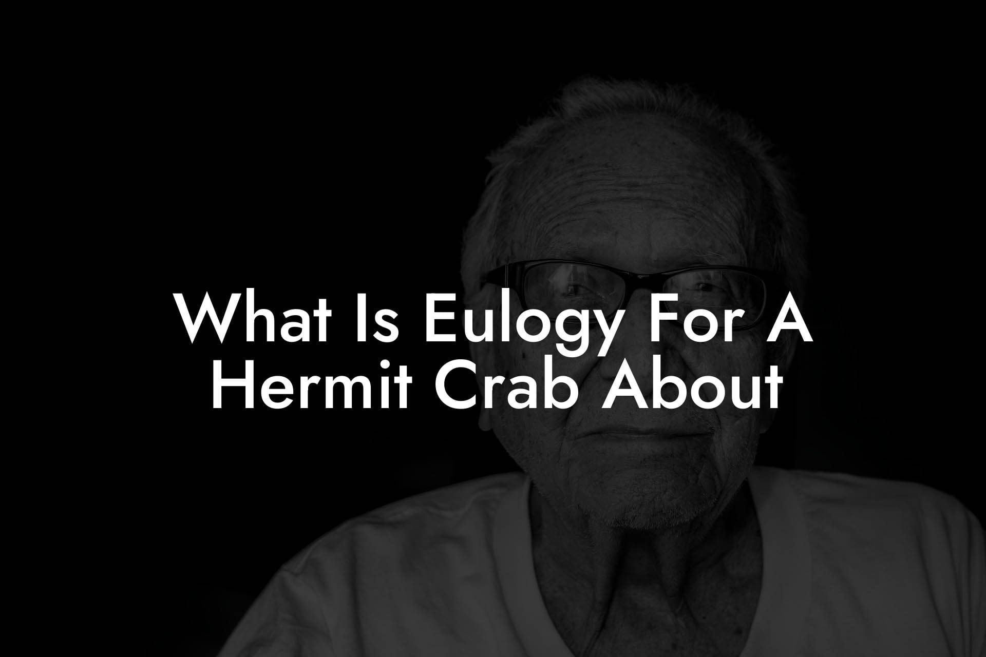 What Is Eulogy For A Hermit Crab About