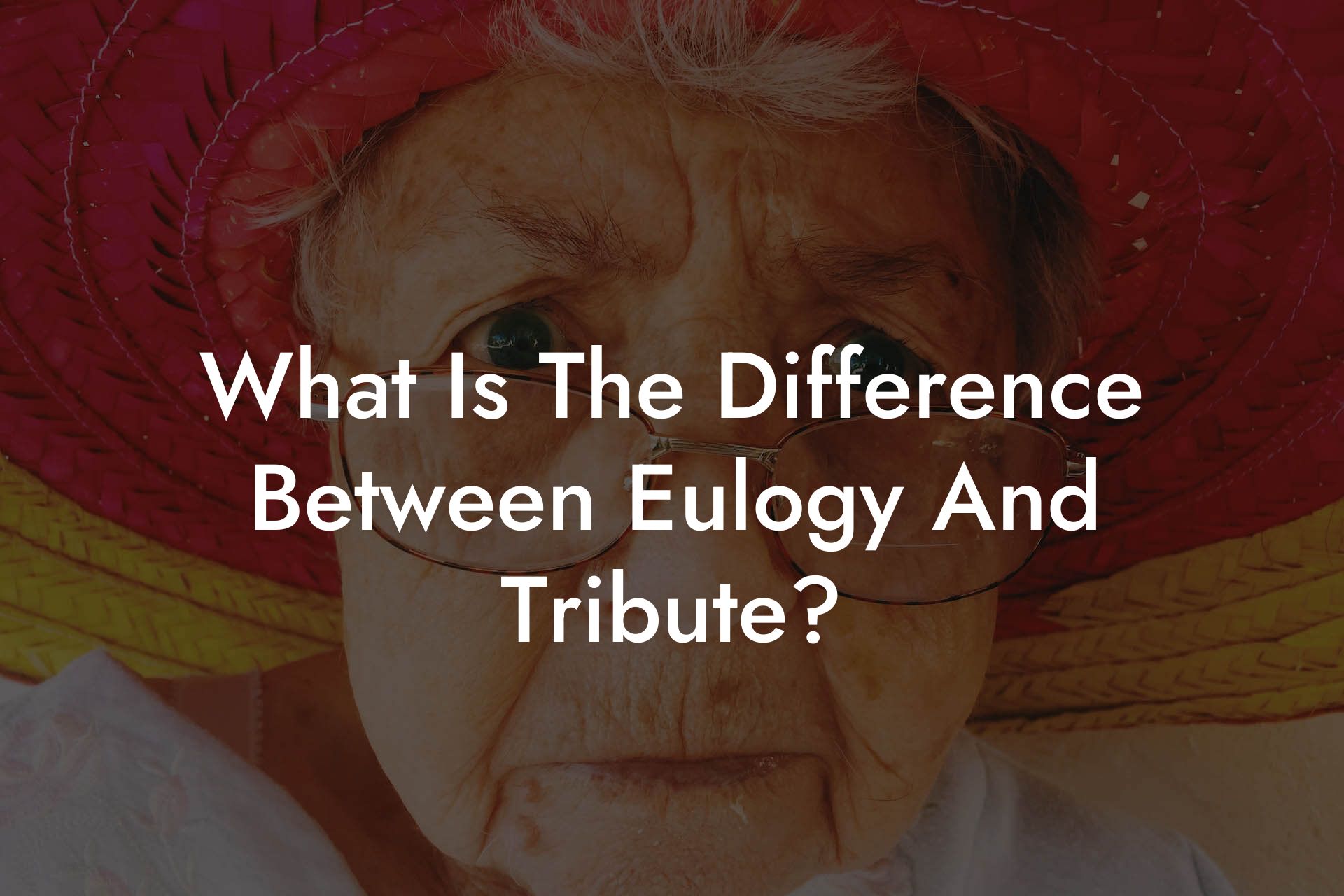 What Is The Difference Between Eulogy And Tribute