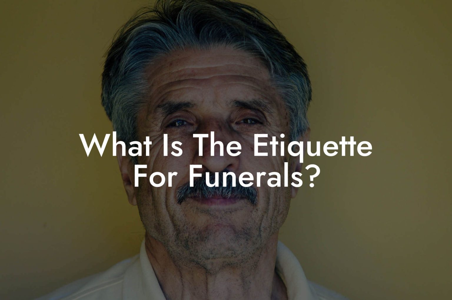 What Is The Etiquette For Funerals? Eulogy Assistant