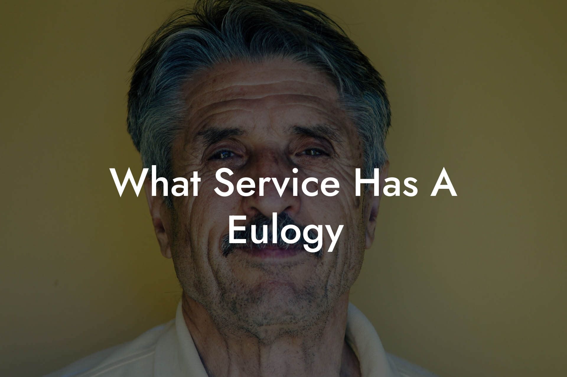 What Service Has A Eulogy