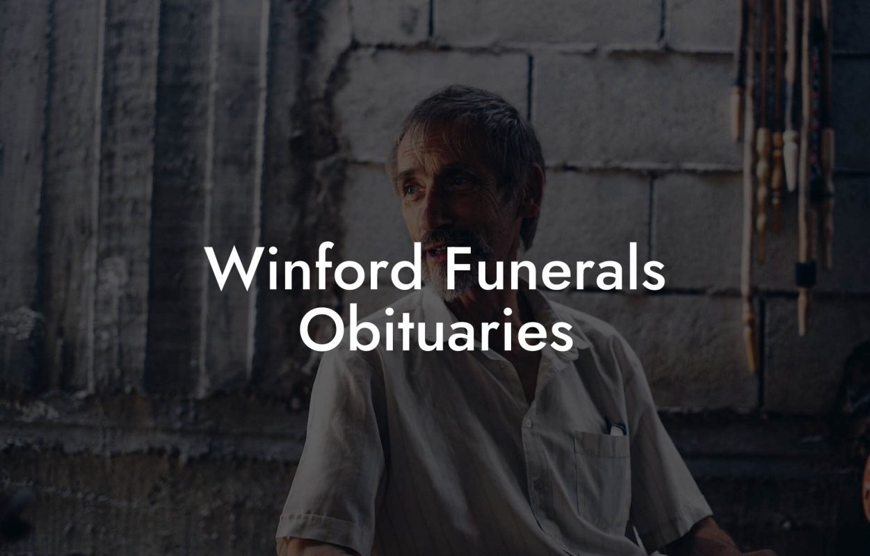 Winford Funerals Obituaries
