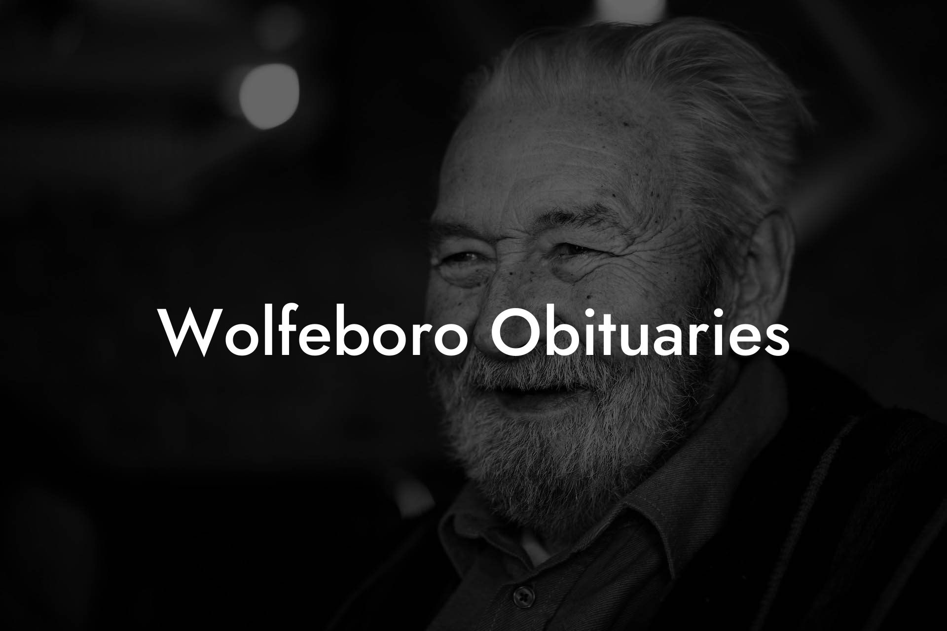 Wolfeboro Obituaries
