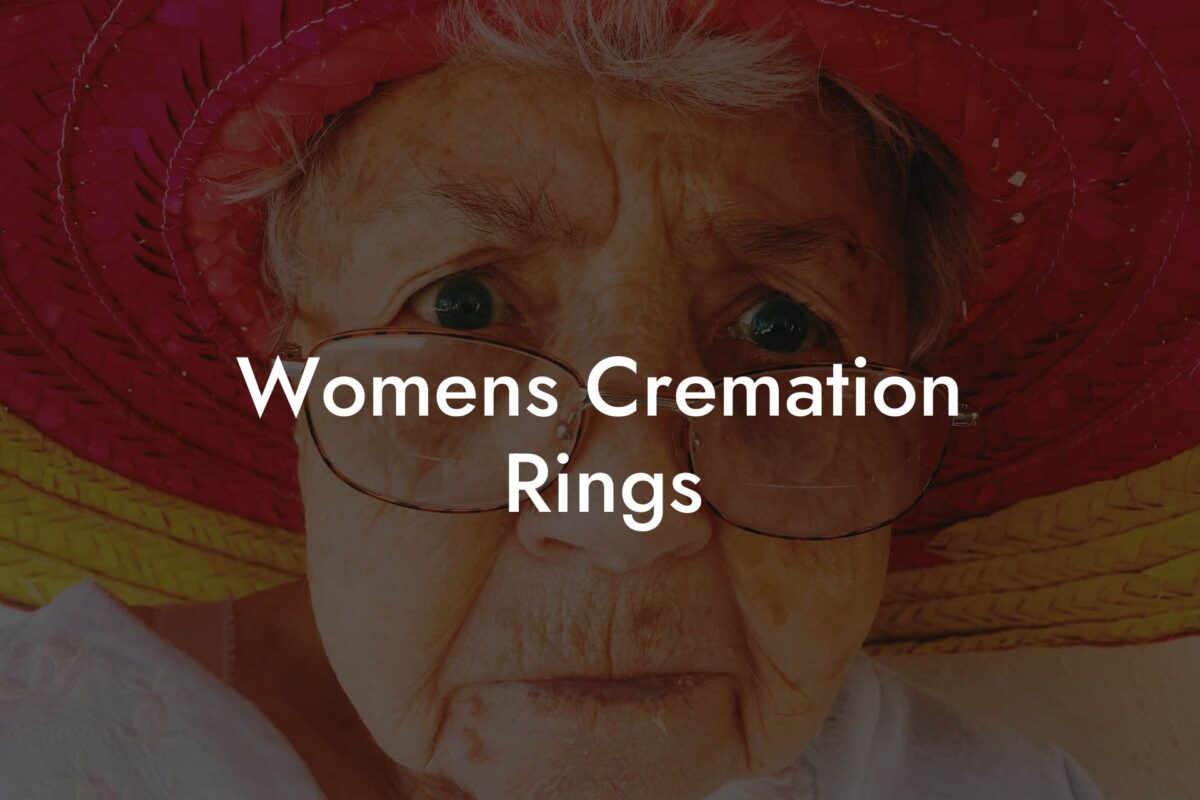 Womens Cremation Rings