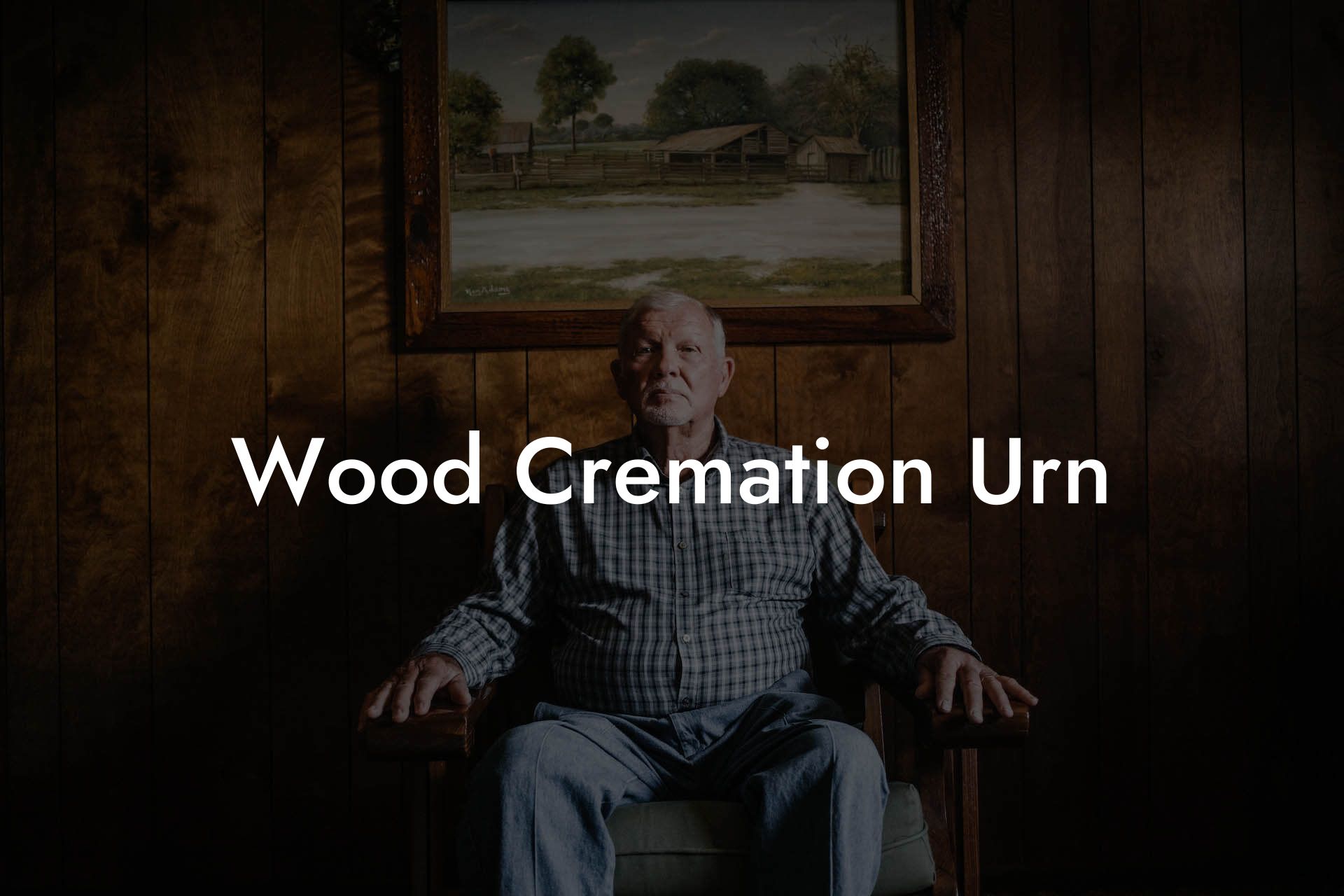 Wood Cremation Urn