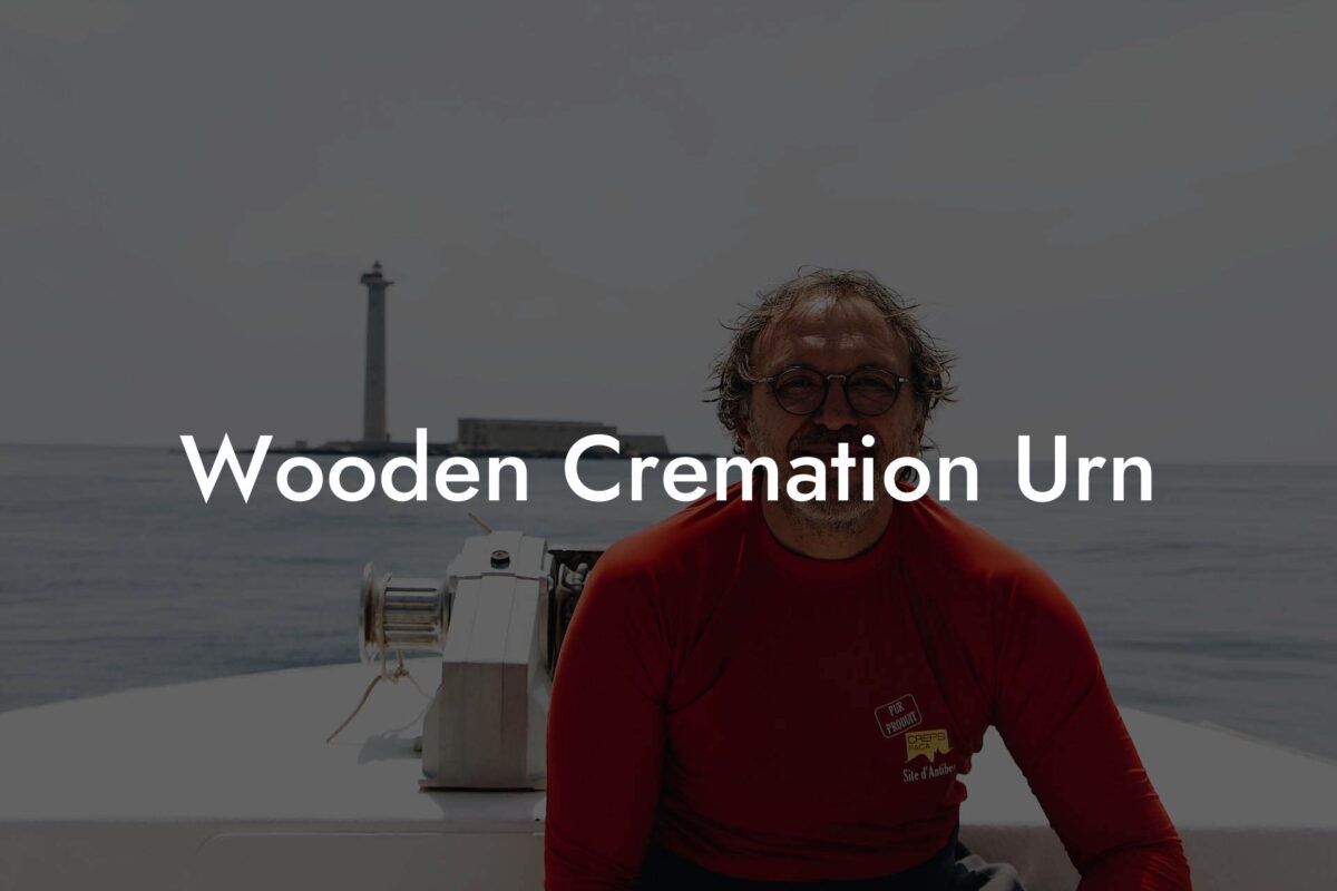 Wooden Cremation Urn